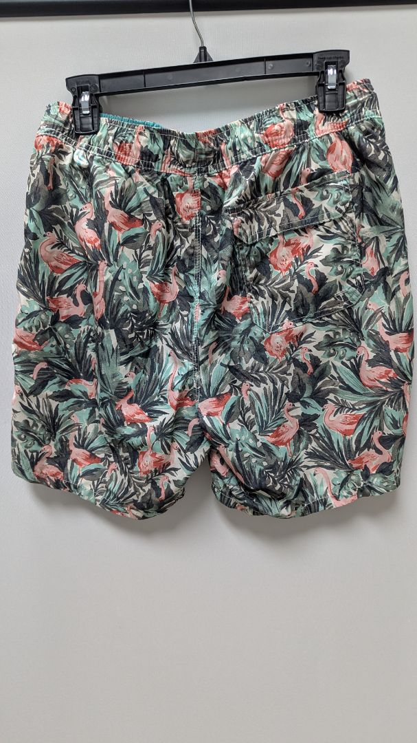 Goodfellow & Co Green Flamingo Swim Shorts