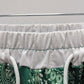 Green/White Bandana Printed Lounge Shorts