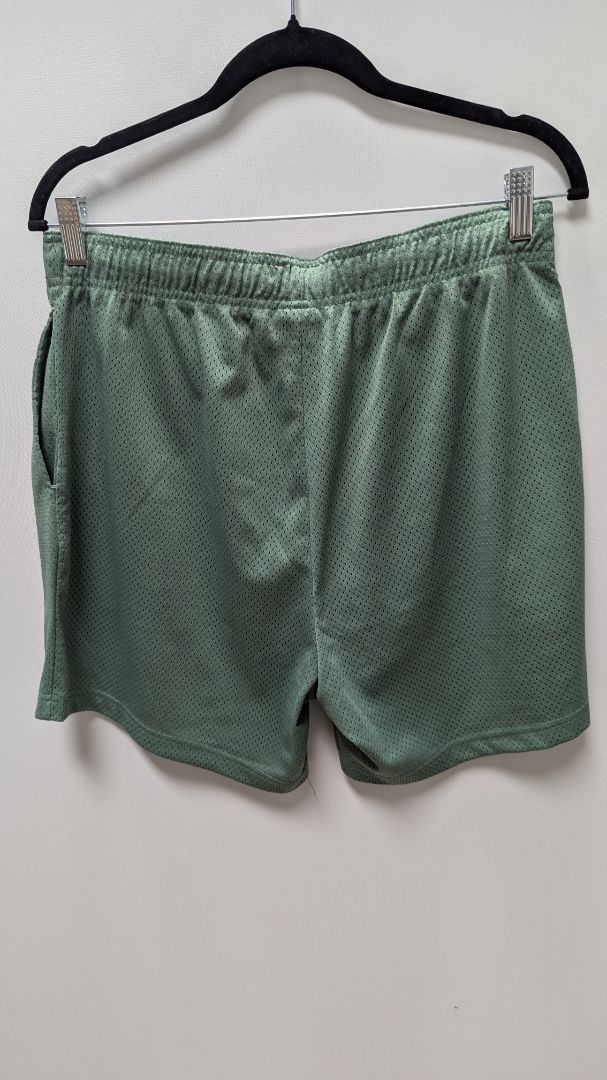 Solid Basics Mint Green "King of NY" Basketball Shorts