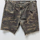 Gap Dark Green Camo Slim Stretch Shorts