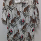 PJ Paul Jones White Wildlife Graphic Golf Polo Shirt