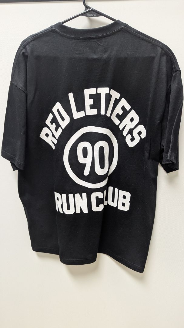 Red Letters Black/White "Letter Sports" Graphic Tee