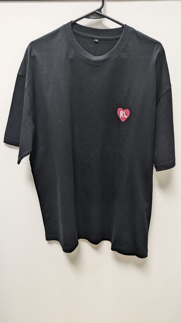 Red Letters Black/Red Drip Graphic Tee