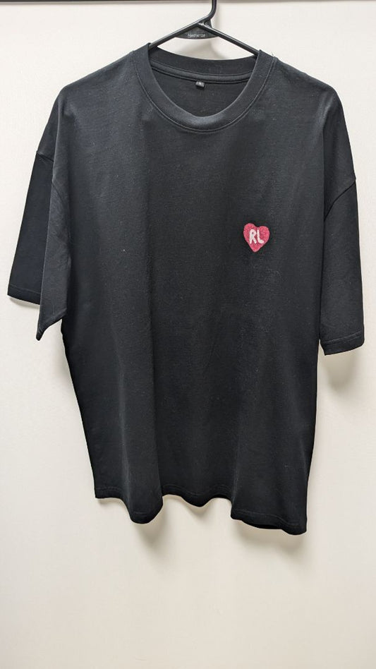 Red Letters Black/Red Drip Graphic Tee