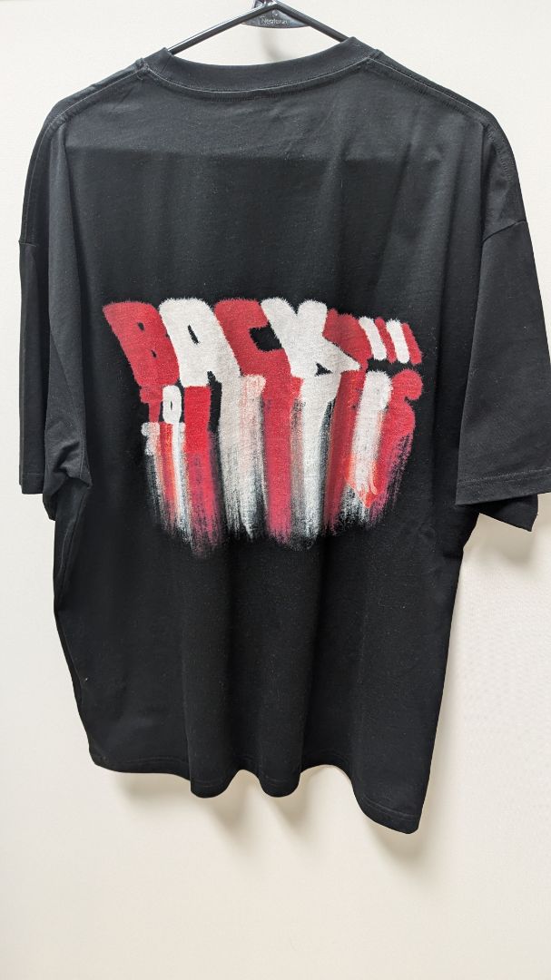 Red Letters Black/Red Drip Graphic Tee