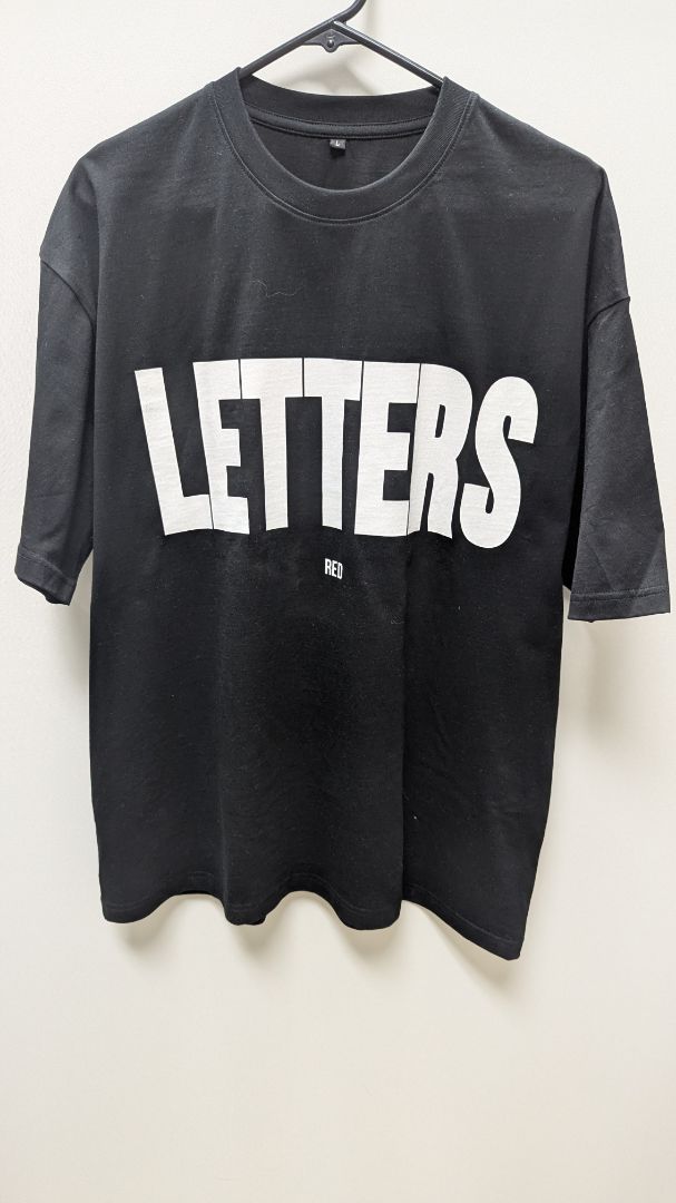 Red Letters Black "3" Graphic Tee