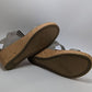 Skechers Luxe Foam Grey Mesh-Strap Heeled Sandals
