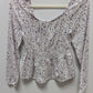 Japna Lavender Purple Printed Blouse