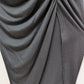 Mossimo Black Ruched Maxi Skirt