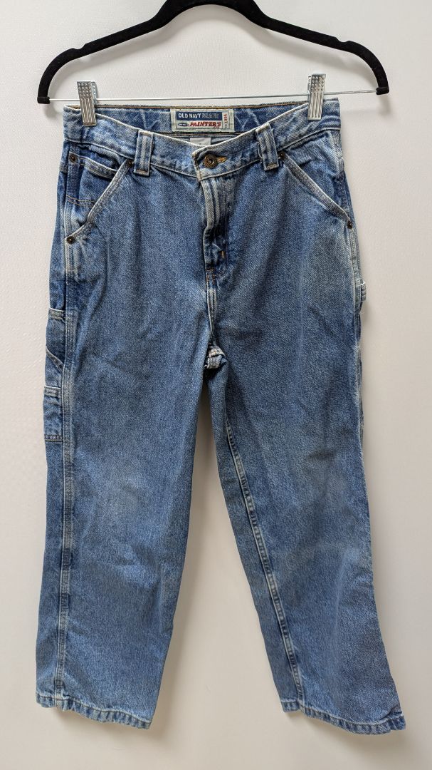 Old Navy Vintage Medium Wash Painter's Jeans