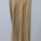Michael Kors Gold Metallic Strapless Formal Dress