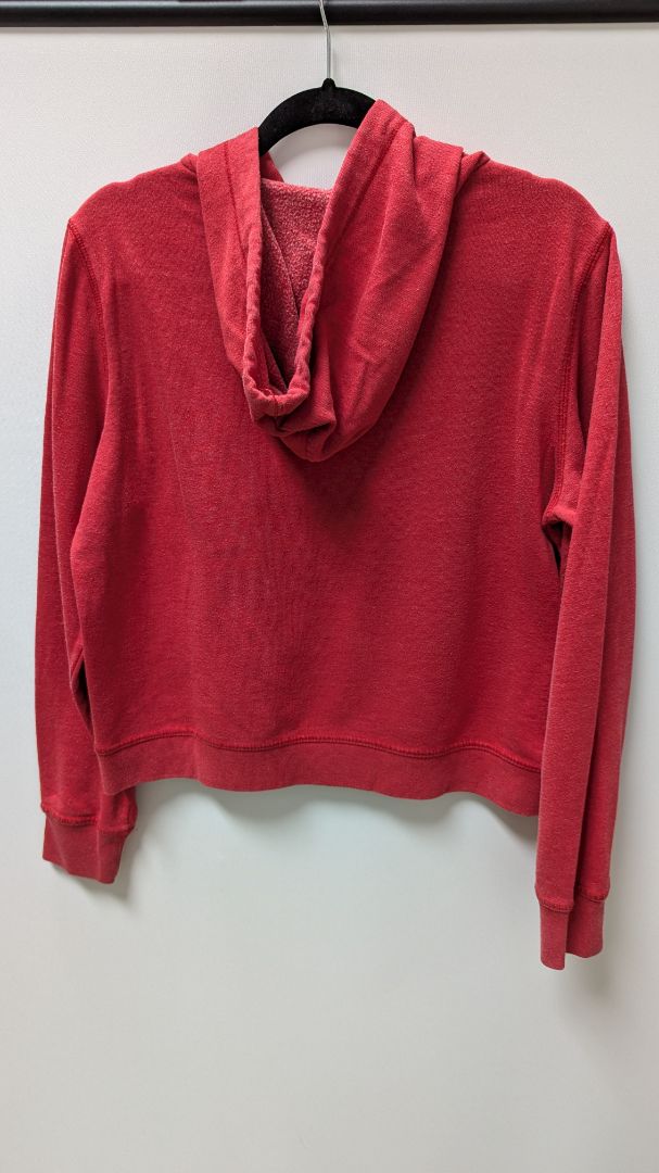 Aeropostale Red Graphic Cropped Sweatshirt
