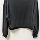 The Rolling Stones Black Faded Graphic Cropped Sweatshirt