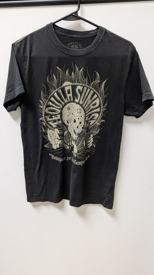 Lucky Brand Black "Tequila Sunrise" Graphic Tee