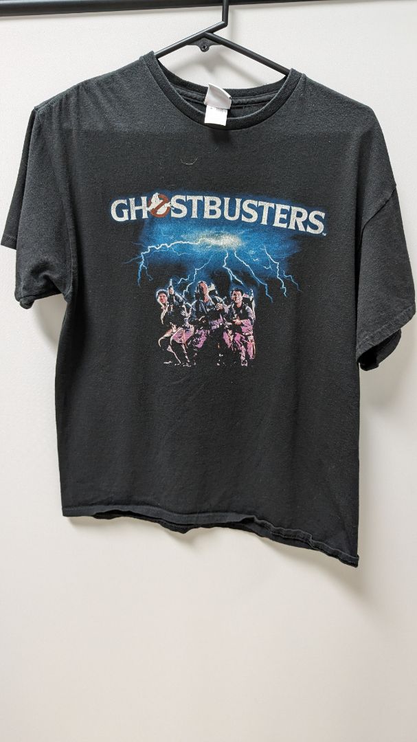 Junk Food Tees Black Vintage "Ghostbuster" Graphic Tee
