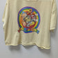 Looney Tunes Yellow Faded Rainbow Cropped Graphic Tee