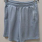 Adidas Men's Light Blue Drawstring Sweatshorts