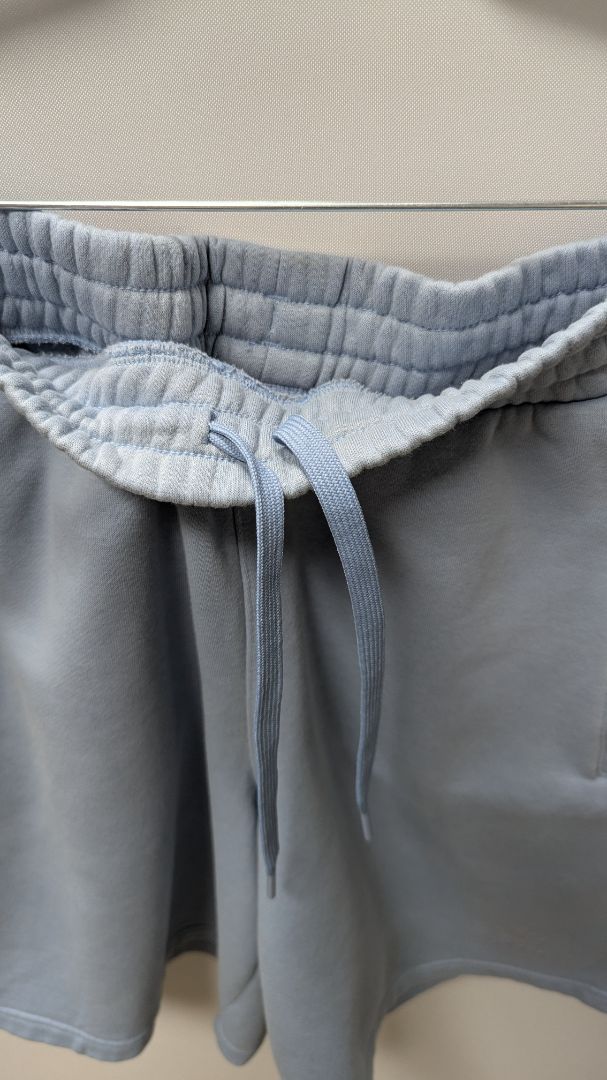 Adidas Men's Light Blue Drawstring Sweatshorts