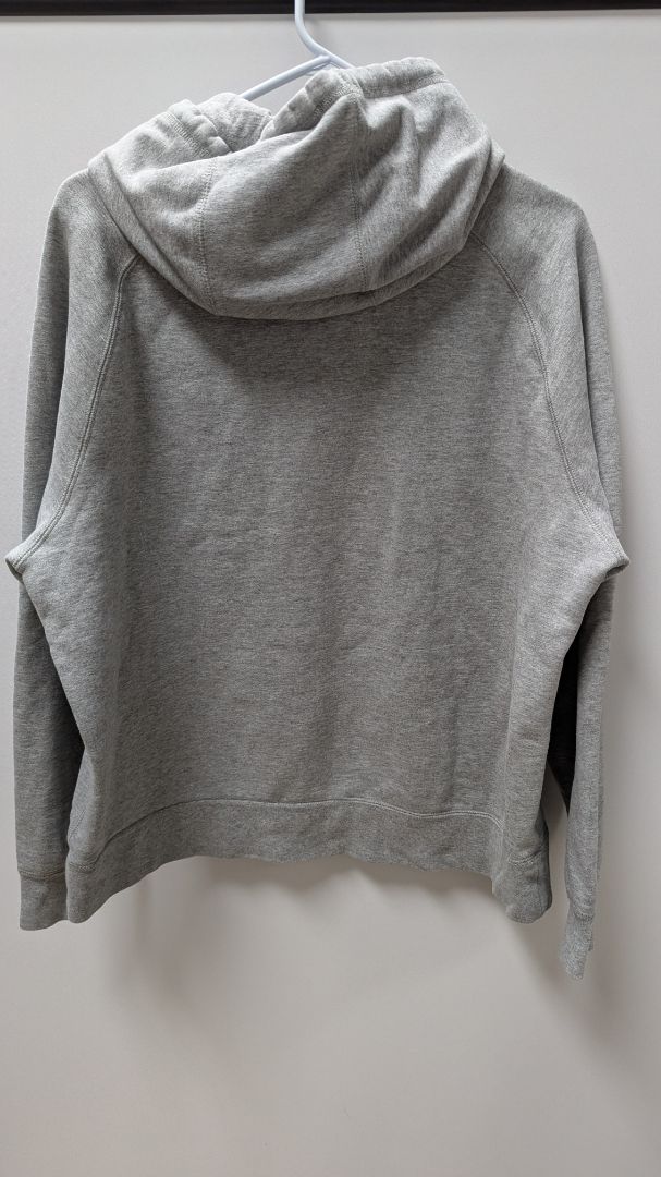 Nike Air Men's Grey Logo Pullover Hoodie
