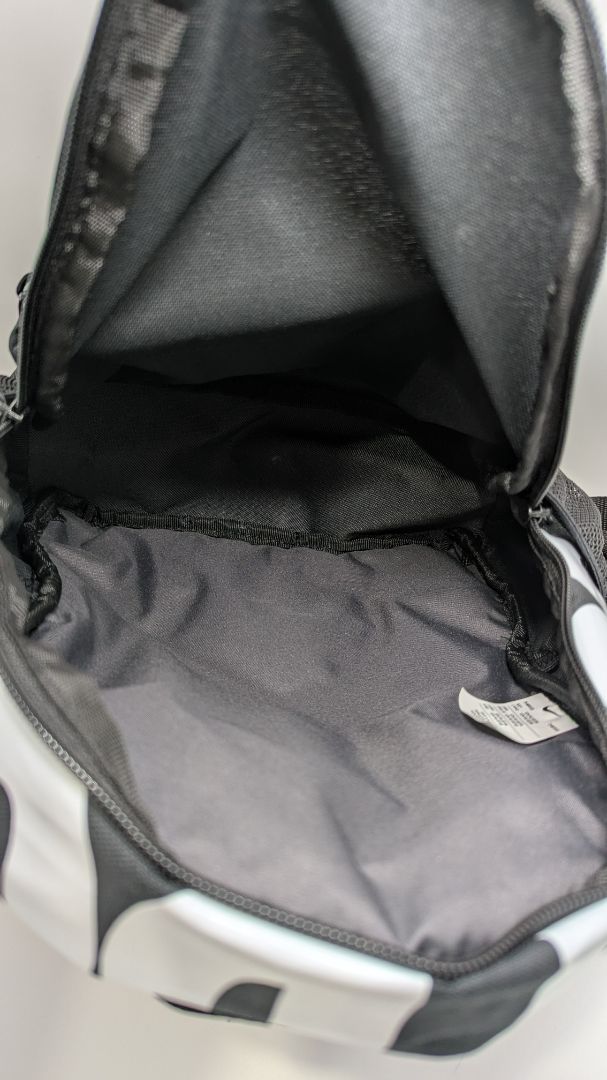 Nike Black/White Logo Mini Multipocket Backpack