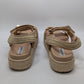Steve Madden Tan Bigmona Natural Raffia Sandals