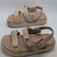 Steve Madden Tan Bigmona Natural Raffia Sandals