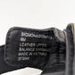Steve Madden Black Bigmona Leather Platform Sandals