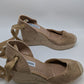 Steve Madden Tan Medora Espadrille Wraparound Sandals