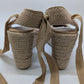Steve Madden Tan Medora Espadrille Wraparound Sandals