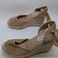 Steve Madden Tan Medora Espadrille Wraparound Sandals
