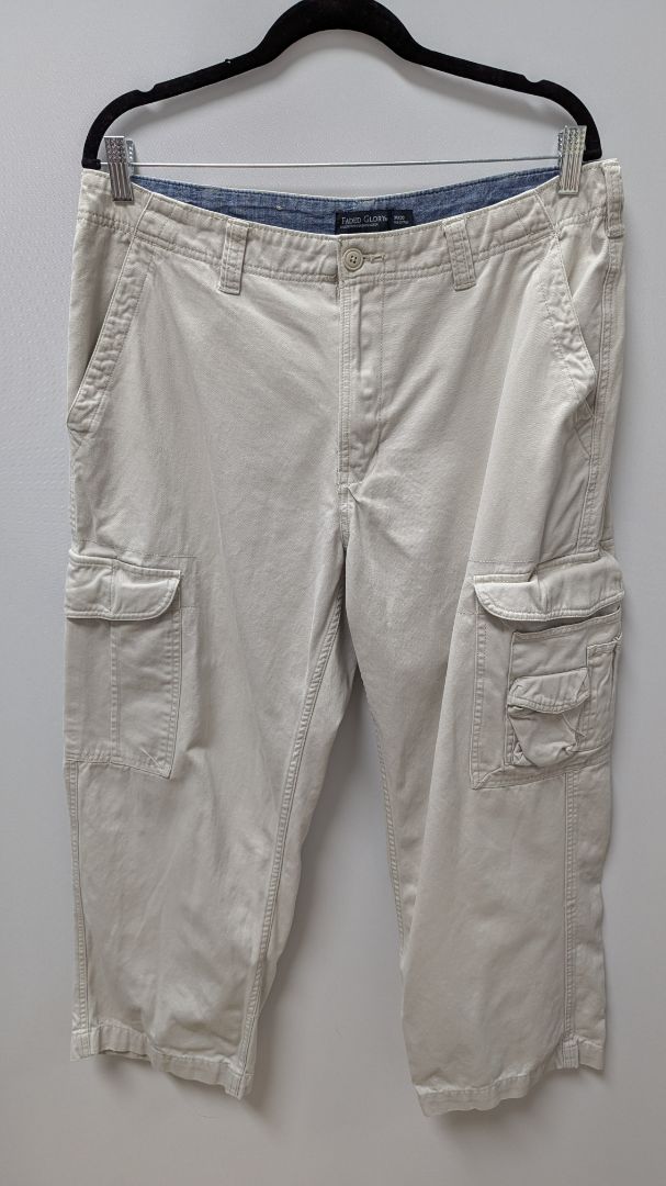 Faded Glory Men's Light Tan Cotton Cargo Pants