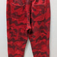 PINK + DOLPHIN Men's Red Camo Jogger Sweatpants