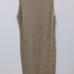 Calvin Klein Jeans Light Brown Ribbed Maxi Dress