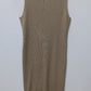 Calvin Klein Jeans Light Brown Ribbed Maxi Dress