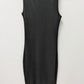 Divided H&M Dark Grey Sleeveless Ribbed Maxi Dress