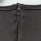 Popilush Black Ribbed Sleeveless Shapewear Maxi Dress