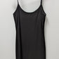Popilush Black Ribbed Tank Mini Shapewear Dress