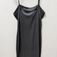 TOPSHOP Black Spaghetti Strap Tank Dress