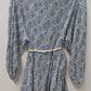 H&M Dark Blue/White Printed Casual Mini Dress