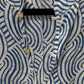 H&M Dark Blue/White Printed Casual Mini Dress