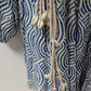 H&M Dark Blue/White Printed Casual Mini Dress