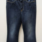 GAP Dark Wash '70s Flare High-Rise Jeans
