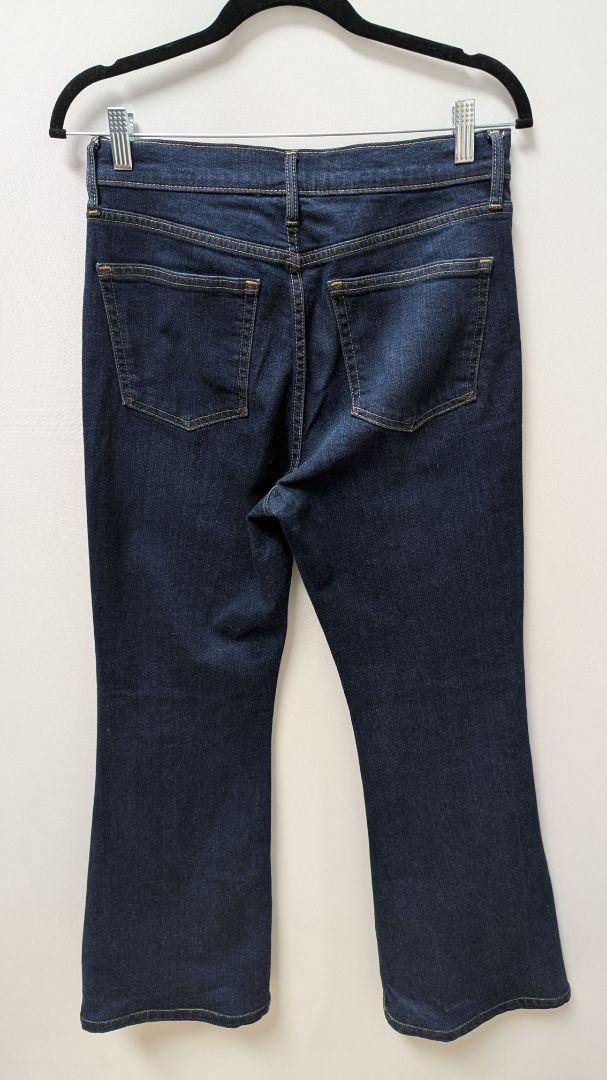 GAP Dark Wash '70s Flare High-Rise Jeans