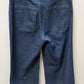 H&M Dark Wash High-Rise Seamed Trouser Jeans