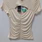 Guess Pearl Oyster SS Brienna Cut Out Top