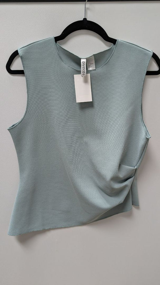 Divided H&M Light Blue Asymmetrical Tank