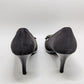 Karen Scott Black Bella Rhinestone Bow Heels