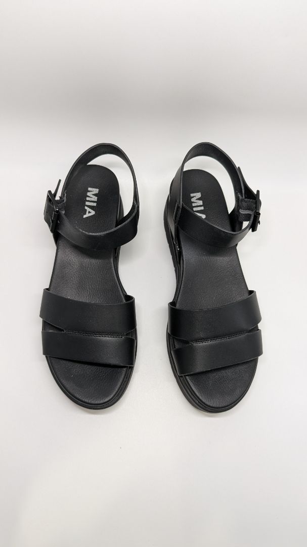 MIA Black Maya Platform Sandals