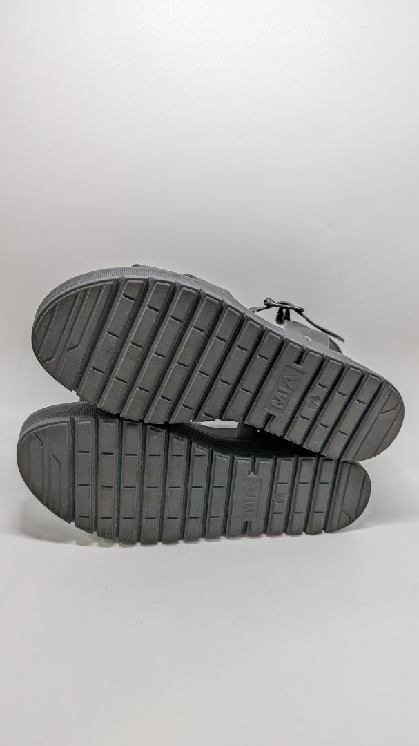 MIA Black Maya Platform Sandals