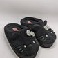 Forever 21 x Hello Kitty Black Plush Platform Slippers